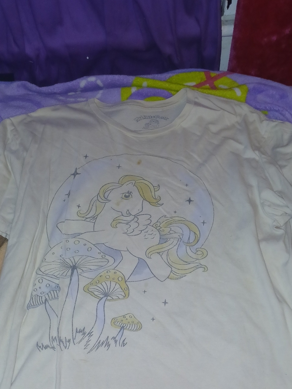 My Little Pony White Tee with Pastel Pony Graphic